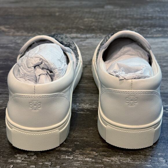 Tory Burch Carter Slip-On Shoes Womens 6.5 Sequin Leather Casual‎ Sneakers NIB - Picture 12 of 15